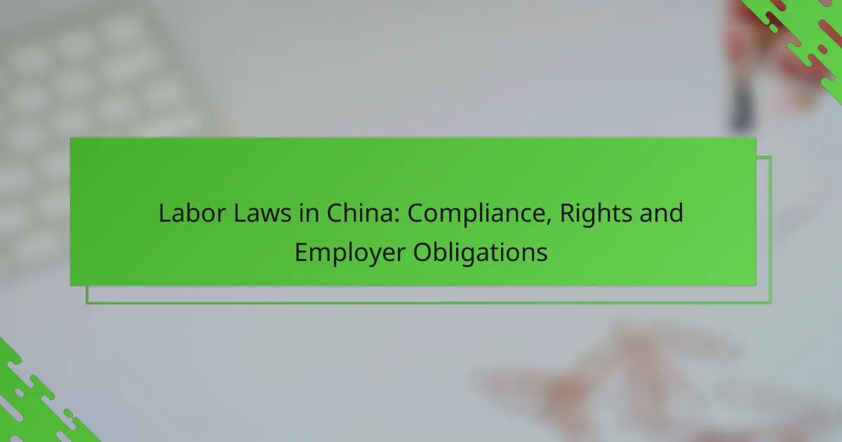 Labor Laws in China: Compliance, Rights and Employer Obligations