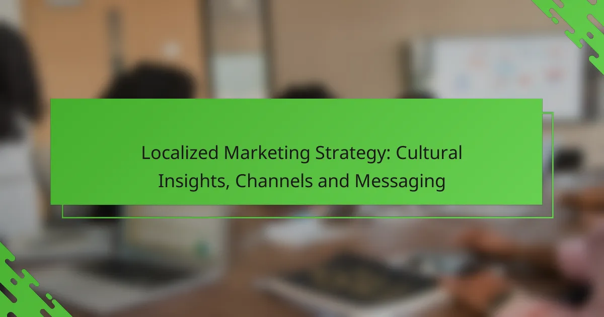 Localized Marketing Strategy: Cultural Insights, Channels and Messaging